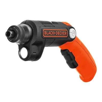 Акумулаторна отвертка Black & Decker с вградена батерия и зарядно, 3.6 V, 1.5 Ah, 1/4", 5 Nm, BDCSFL20AT