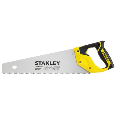 Дърводелски трион Stanley 380 мм, 7 TPI, 2-15-281