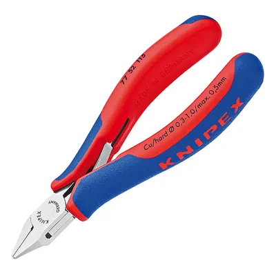 Странични клещи резачки Knipex за електроника с отваряща пружина, 115 мм, 77 52 115