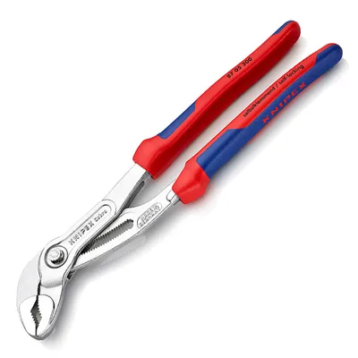 Водопроводни клещи Knipex с бутон и шарнирен реглаж, 2 3/4 ", 70 мм, 300 мм, Cobra