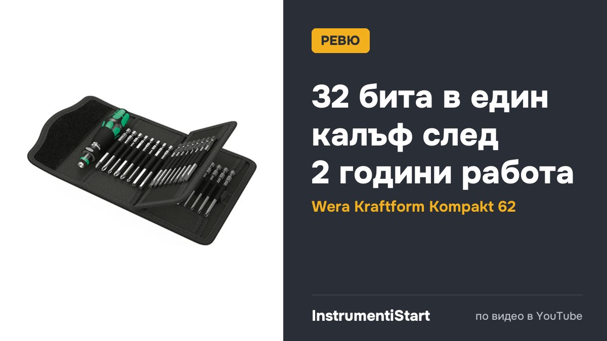 Wera Kraftform Kompakt KK62 - review | Etna.